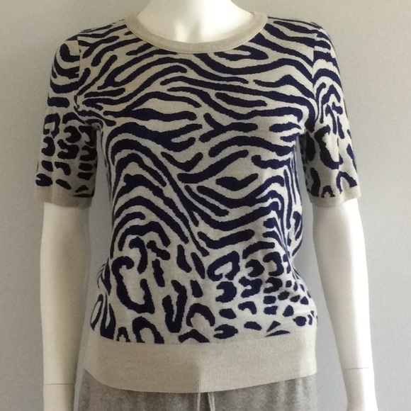 Club Monaco Animal Print Sweater - Picture 1 of 3